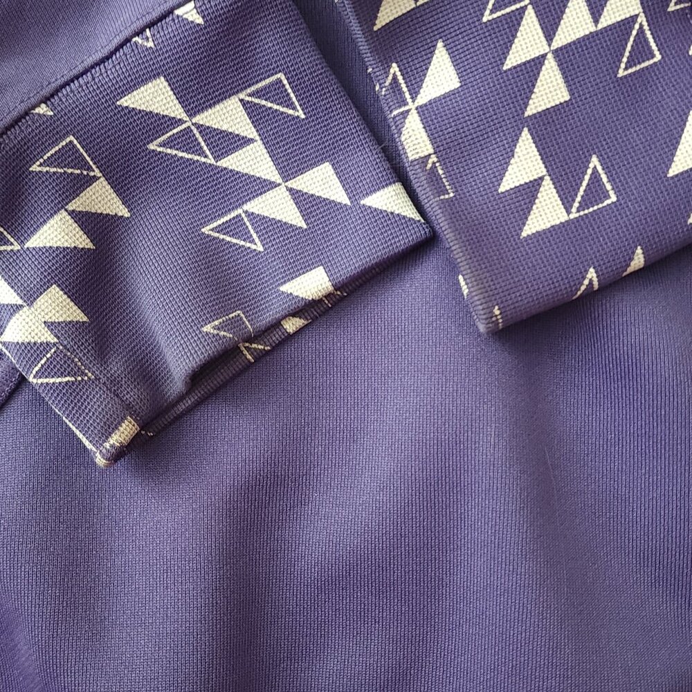 Purple Volcom Zip Up Sweater - Picture 4 of 6